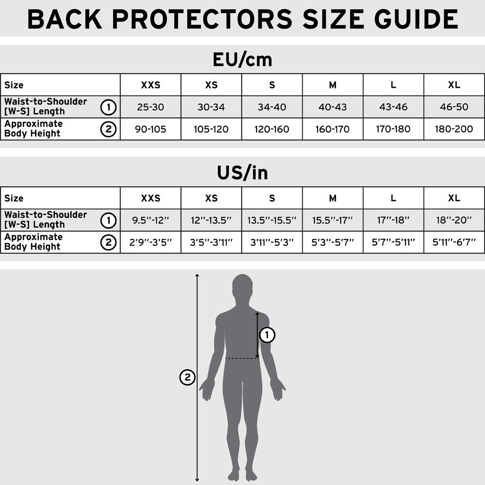 Poc Back Protector Size Chart