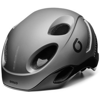 Bicycle helmet BRIKO E-One Led Anthracite/Silver - 2021