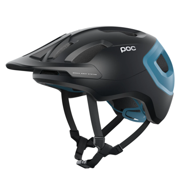 Bicycle helmet POC AXION SPIN URANIUM BLACK / BASALT BLUE MATT - 2021