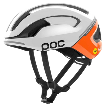 Bicycle helmet POC Omne Beacon MIPS Fluorescent Orange AVIP/Hydrogen White - 2024