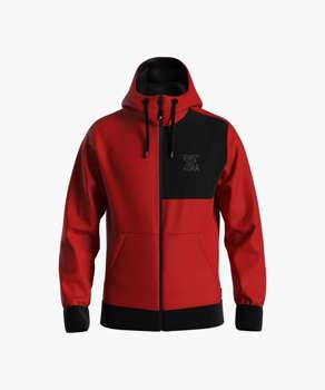 ENERGIAPURA Sweatshirt Full Zip With Hood Kopaonik Red - 2022/23