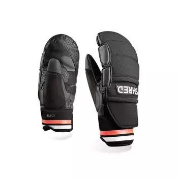 Gloves Shred Ski Race Protective Mitten Black - 2023/24
