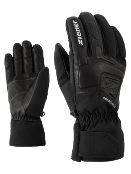 Gloves Ziener Glyxus AS(R) Glove Ski Alpine Black - 2023/24
