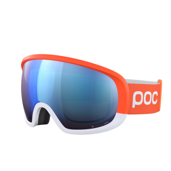 Goggles POC Fovea Clarity Comp+ Fluorescent Orange/Hydrogen White/Spektris Blue - 2022/23