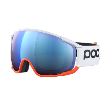 Goggles POC Zonula Clarity Comp Hydrogen White/Fluorescent Orange/Spektris Blue - 2022/23