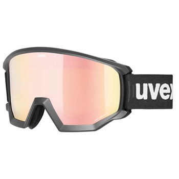 Goggles UVEX ATHLETIC CV MIRROR ROSE S2 BLACK MAT - 2021/22