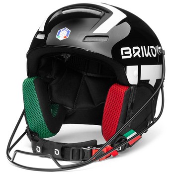 Helmet BRIKO Slalom Multi Impact FISI Shiny Black White - 2021/22