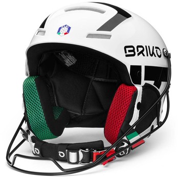 Helmet BRIKO Slalom Multi Impact FISI Shiny White Black - 2021/22
