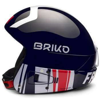 Helmet BRIKO Vulcano FIS 6.8 France Shiny Tangaroa Blue/White - 2022/23