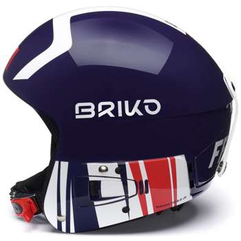 Helmet BRIKO Vulcano FIS 6.8 JR France Shiny Tangaroa Blue/White - 2022/23