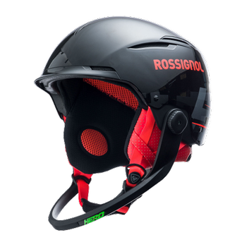Helmet Rossignol Hero Slalom Impacts Black + Chinguard - 2023/24