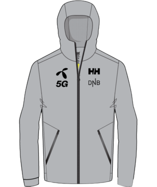 Hoodie Helly Hansen HP Grey FZ Jacket - 2023/24