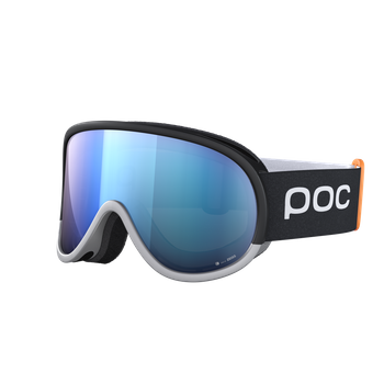 Ski goggles POC Retina Mid Race Uranium Black/Argentite Silver/Partly Sunny Blue - 2023/24