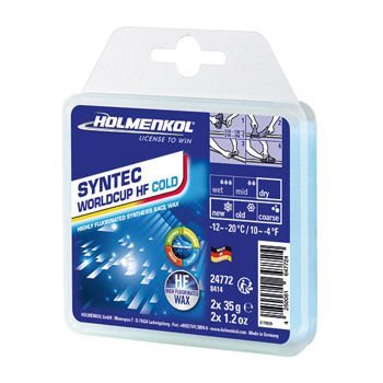Ski wax HOLMENKOL Syntec Worldcup HF Cold 2x35g