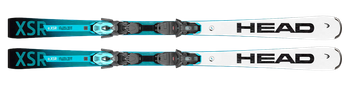 Skis HEAD Worldcup Rebels E.XSR + PR 11 GW Brake [G] 78 mm Matt Black/Blue Speed - 2023/24