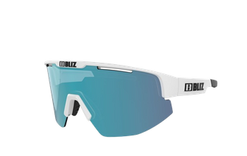 Sunglasses BLIZ Matrix Nano Photochromic Matt White/Brown Blue - 2024