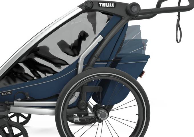Bicycle Trailer Thule Chariot Cross1 Majolica Blue - 2023