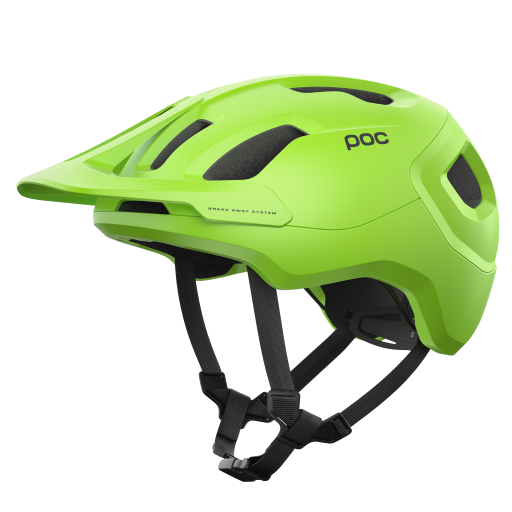 Bicycle helmet POC Axion Fluorescent Yellow/Green Matt - 2023