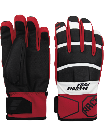 Gloves ENERGIAPURA Race Black/Optical White/Red - 2022/23