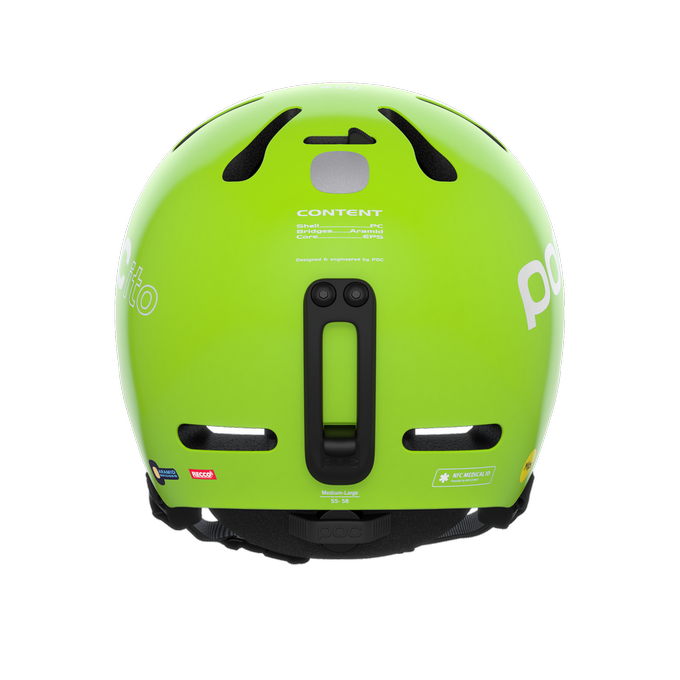 Helmet POC Pocito Fornix Mips Fluorescent Yellow/Green - 2023/24