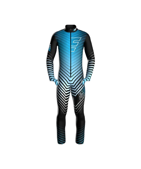 Race Suit ENERGIAPURA Active Black/Blue (non insulated,unpadded) - 2023/24