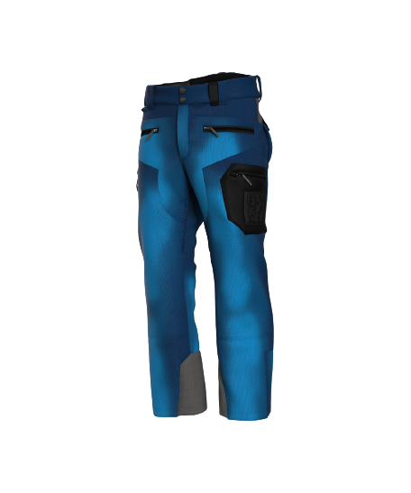 Ski Pants ENERGIAPURA Velvet Grong Printed Royal - 2023/24