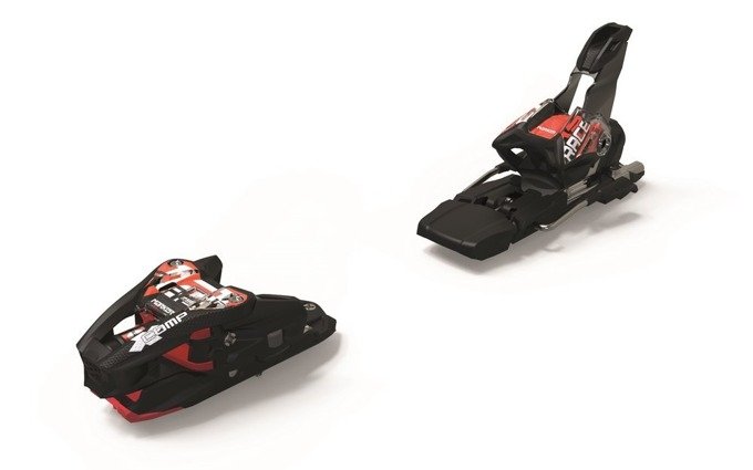 Ski bindings Marker XComp 12 Black Flo Red - 2023/24