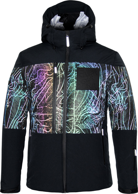 Ski jacket ENERGIAPURA Flaine Jacket Black/Reflex Path - 2022/23