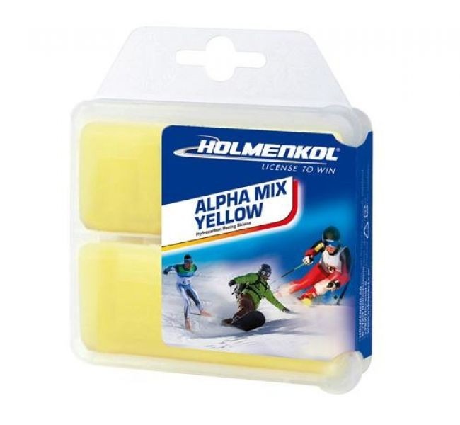 Ski wax HOLMENKOL Alphamix Yellow 2x35g