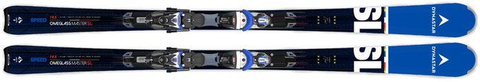 Skis DYNASTAR Speed Omeglass Master Limited Edition Clement Noel Olympic Games + Spx 12 Konect GW B80 C Noel Signature - 2022/23