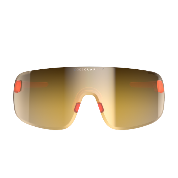 Sunglasses POC Elicit Fluorescent Orange Translucent - 2023/24