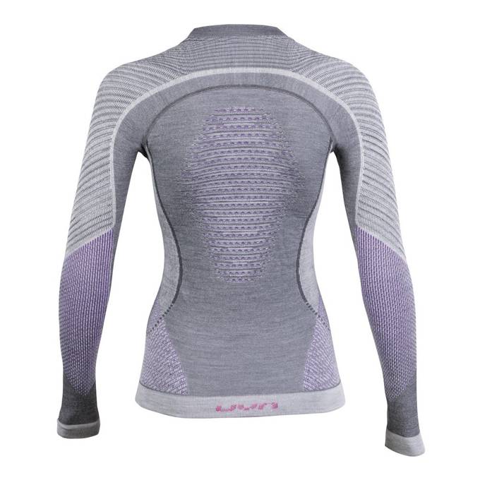 Thermal underwear UYN Lady Fusyon UW Shirt LG SL Anthracite/Purple/Pink - 2022/23