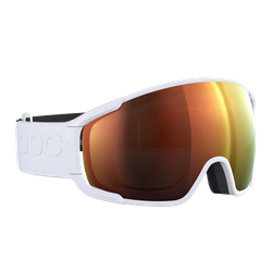 Goggles POC Zonula Hydrogen White/Partly Sunny Orange - 2023/24