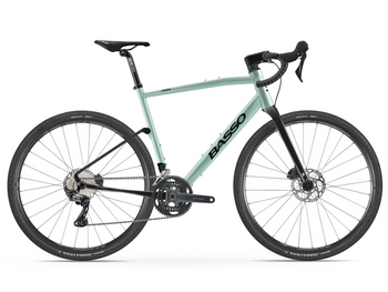 Gravel Bike BASSO Tera GRX 600 2x11 Green/Microtech MX25 - 2023