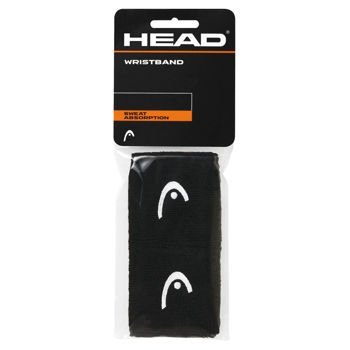 HEAD Wristband 2,5` Black