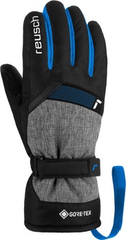 Handschuhe REUSCH Flash GORE-TEX Junior Black/Black Melange/Brilliant Blue - 2022/23