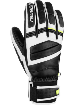Handschuhe Reusch Master Pro Black/White/Safety Yellow - 2023/24