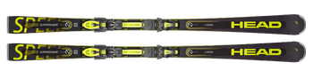 Ski HEAD Supershape E-Speed + PRD 12 GW Matt Black/Flash Yellow - 2023/24