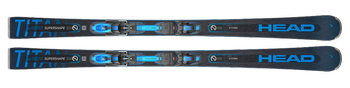 Ski HEAD Supershape E-Titan + PRD 12 Matt Black/Flash Blue - 2023/24