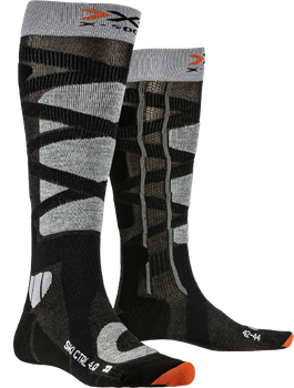 Skisocken X-Socks Ski Control 4.0 Anthracite Melange/Stone Grey Melange - 2023/24