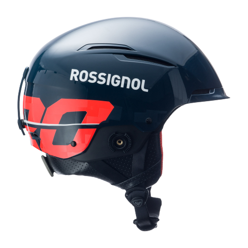 Helm Rossignol Hero Slalom Impacts Blue + Chinguard - 2023/24