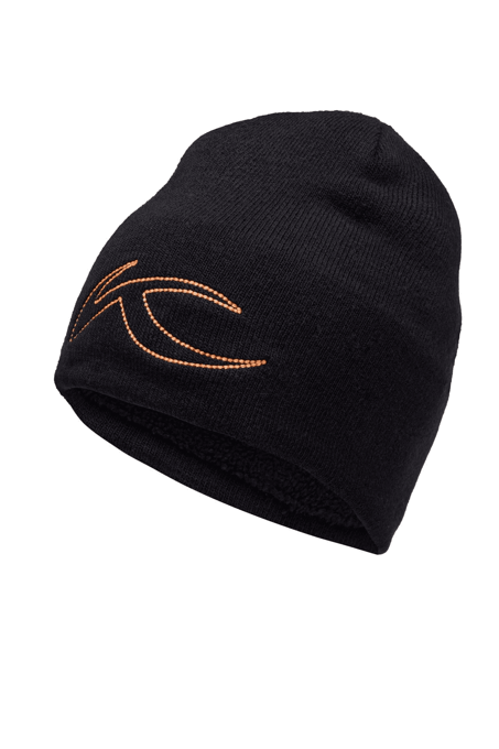 Kappe KJUS Unisex Side Logo Beanie Black - 2022/23