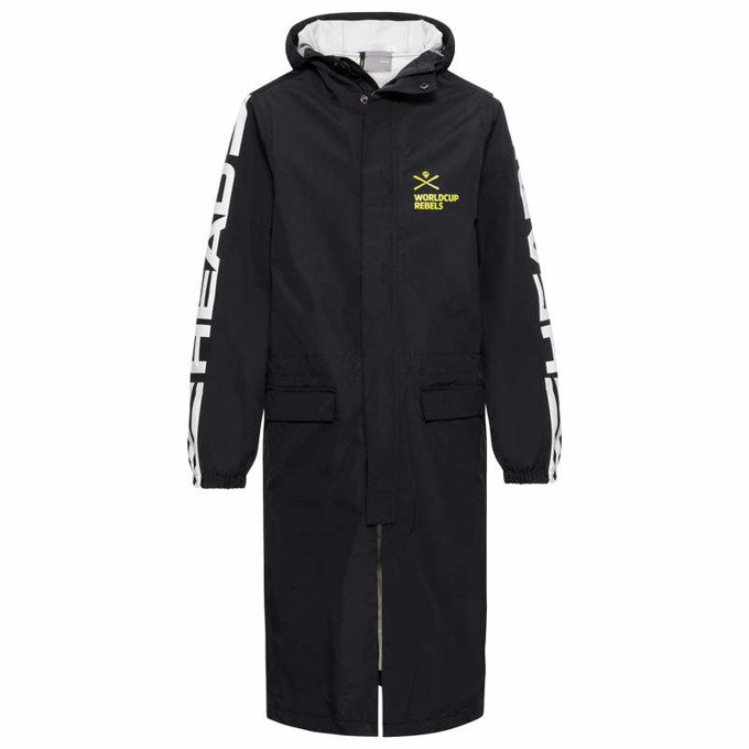 Mantel HEAD Race Rain Coat Black Junior - 2021/22