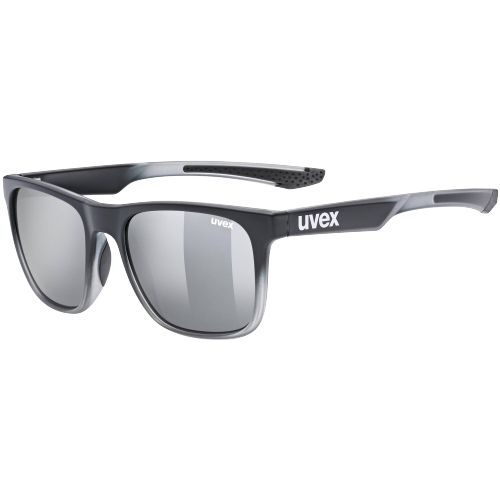 Sonnenbrille Uvex Lgl 42 Black Transparent/Mirror Silver - 2023