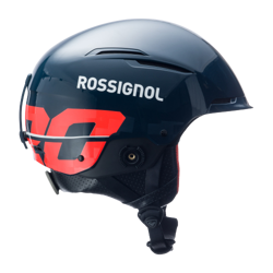 Helm Rossignol Hero Slalom Impacts Blue + Chinguard - 2023/24