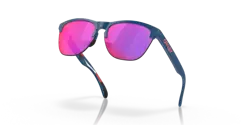 Sonnenbrille OAKLEY Tour De France Frogskins Lite Prizm Road Lenses/Matte Poseidon Frame - 2022