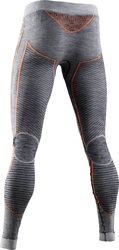 Thermounterwäsche X-BIONIC Apani 4.0 Merino Pants Black/Grey/Orange Men - 2022/23