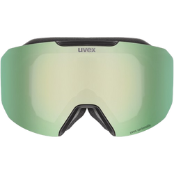 Goggles Uvex Evidnt ATTRACT V Black Matt/Mirror Green + spare lens - 2025/26