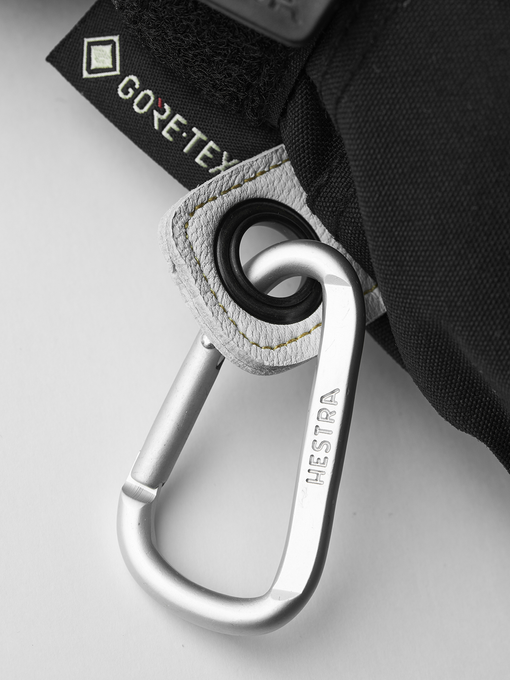 Gloves Hestra Army Leather Gore-Tex Mitt Black/Natural Grey - 2025/26