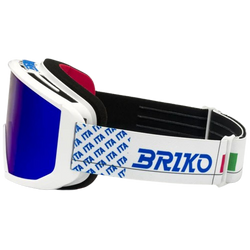 Brille Briko Vulcano Mask Italia White/Science Blue - 2025/26